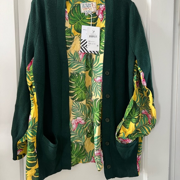 Sandrine Rose Floral & Flow Cardigan Size M ***NWT*** - Picture 2 of 6